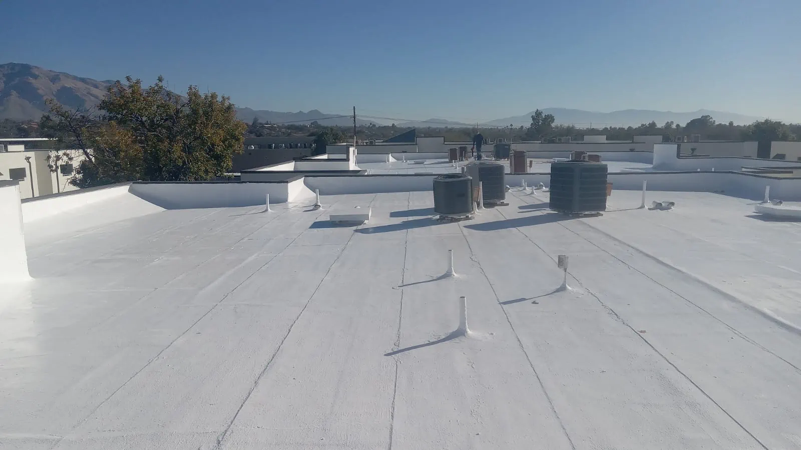 new foam roof coating peoria
