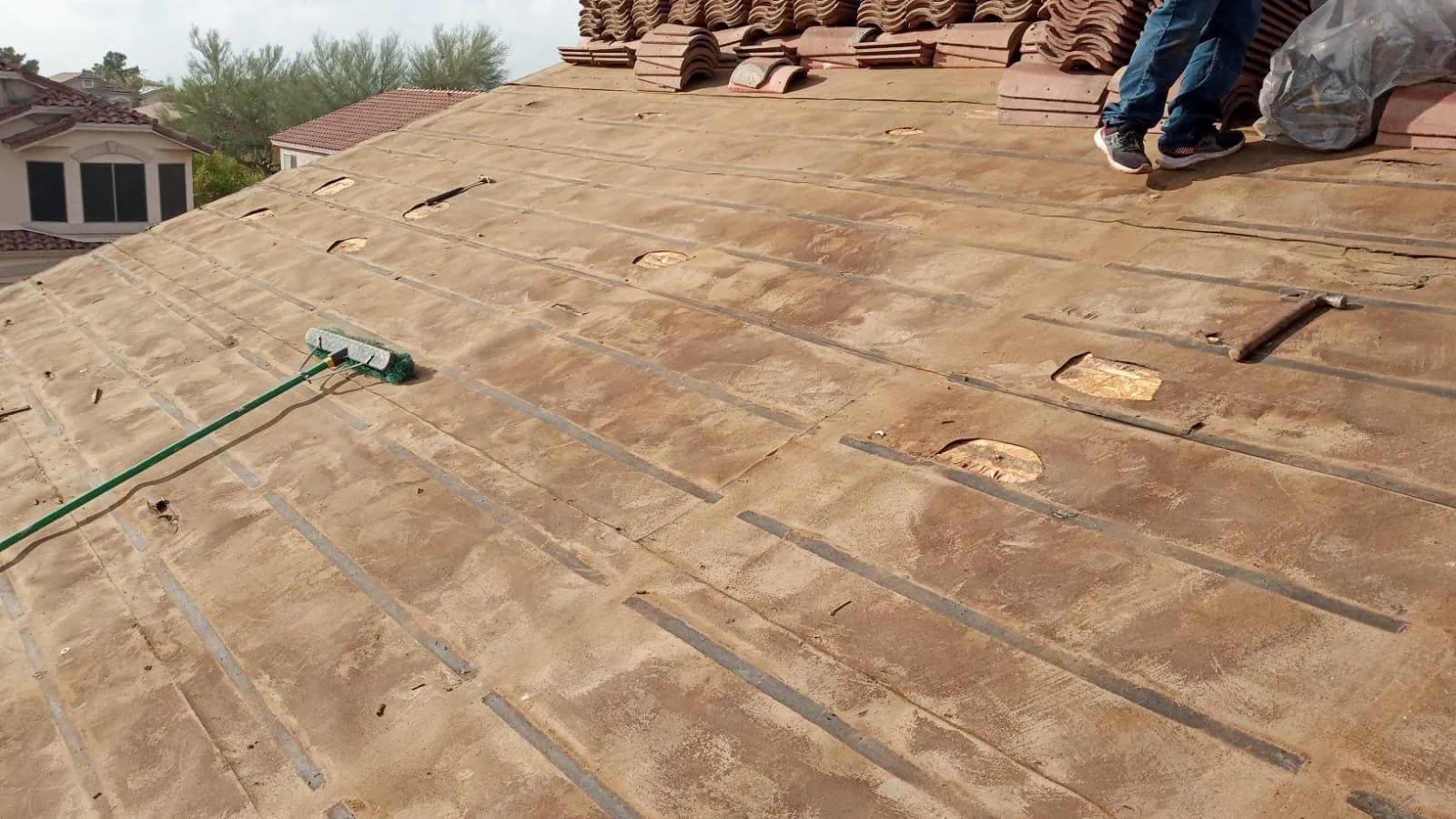 roof being replaced quality work from behmer scottsdale